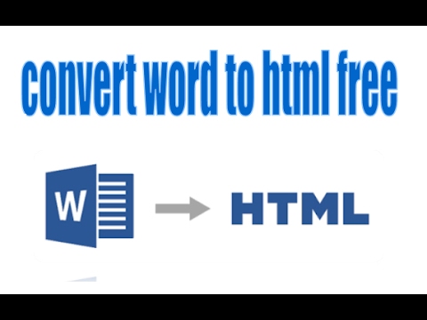 word to html converter